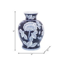 Ceramic Round Floral Vase