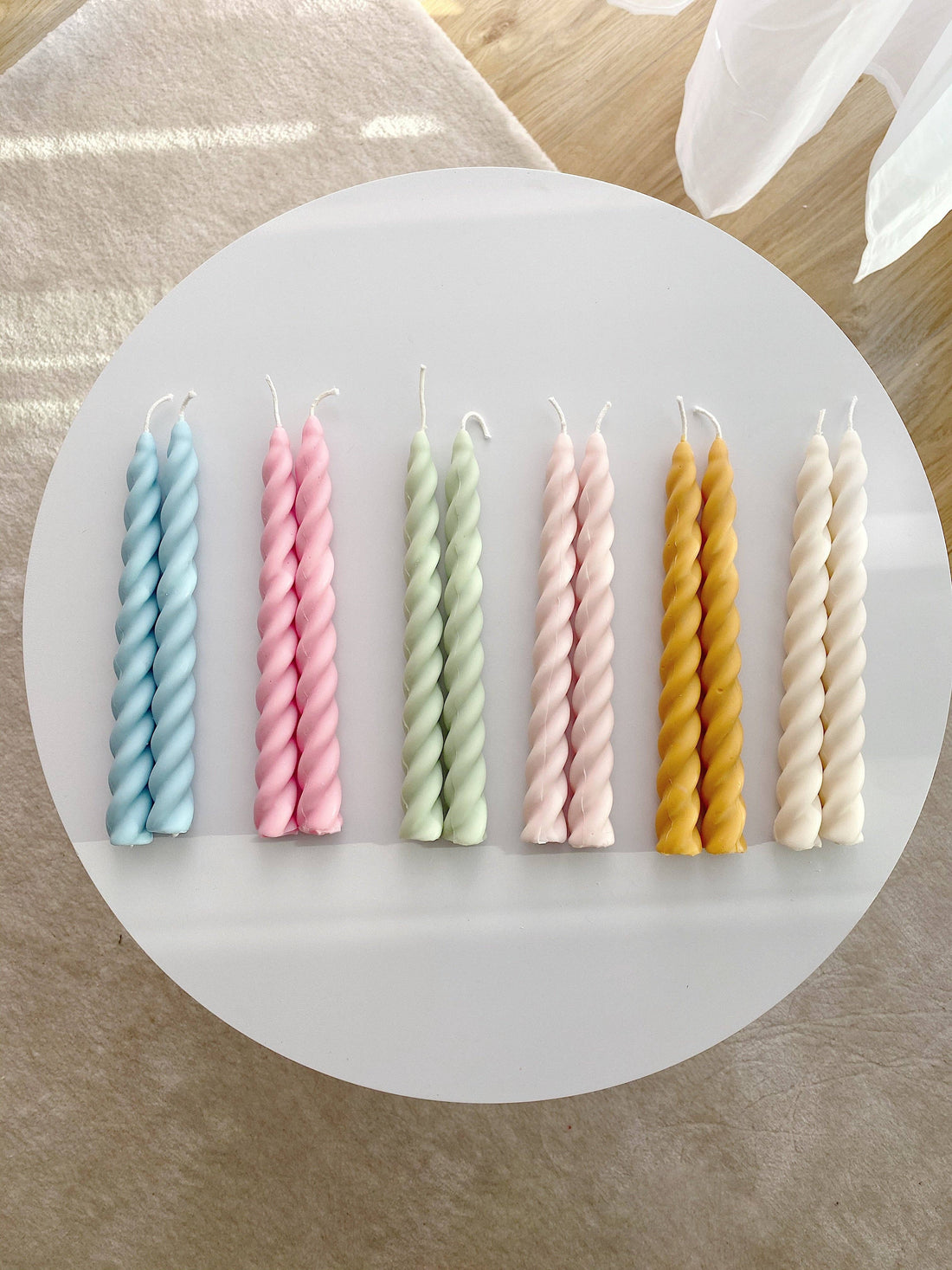 Vanilla Twirl Candles