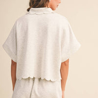 Scallop Edge Collar Set
