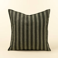 Sage Stripe Linen Pillow Cover 20x20