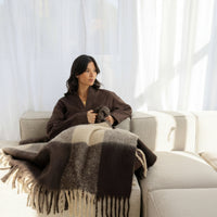 Dark Earth Throw Blanket