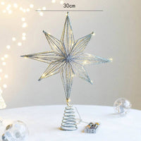 Silver Star Tree Topper