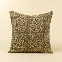 Vine Block Print Pillow Cover 20x20