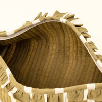Block Print Stripe Pouch