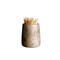 Chocolate Marble Toothpick Holder