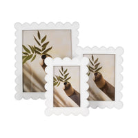 Polyresin Scallop Frame - 5x7 in.