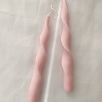 Pink Ribbon Candle Sticks