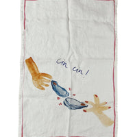 Oyster Cheers - Linen Tea Towel