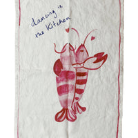 Kitchen Dancing - Linen Tea Towel