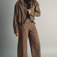 Polka Dot Barrel Pants