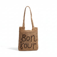 Bon Jour Woven Tote