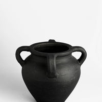 Black Terracotta Vase