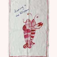 Kitchen Dancing - Linen Tea Towel
