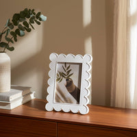 Polyresin Scallop Frame - 4x6 in.