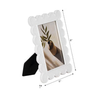 Polyresin Scallop Frame - 4x6 in.