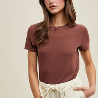 Ribbed Tee