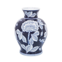 Ceramic Round Floral Vase