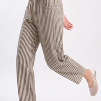 Pinstripe Drawstring Pants