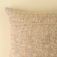 Nisha Embroidered Pillow Cover 20x20