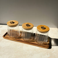 Fluted Ring Lid Jars