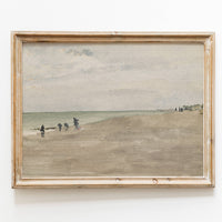 Vintage Coast Shore Print 5x7