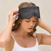 Charcoal Contour Pillow Eye Mask