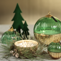 Pine Needle Glitter Wreath
