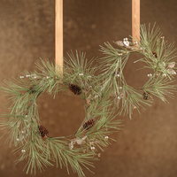 Pine Needle Glitter Wreath