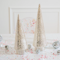 Metallic Textured LED Tree