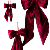 Red Velvet Bow Large