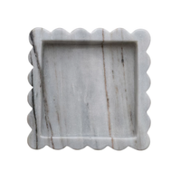 Marble Scalloped Tray