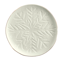 Ceramic Snowflake Tray