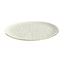 Ceramic Snowflake Tray