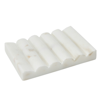 Curved Marble Soap Dish