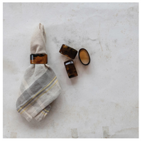 Tortoise Shell Napkin Rings