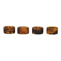 Tortoise Shell Napkin Rings