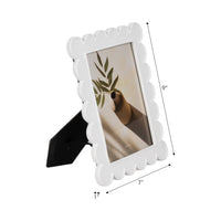 Polyresin Scallop Frame - 5x7 in.