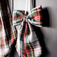 Holiday Plaid Bow