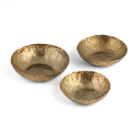 Antique Brass Bowls- Set of 3