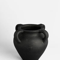 Black Terracotta Vase