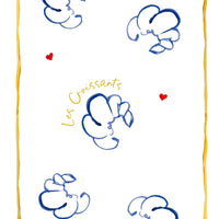 Croissants Tea Towel