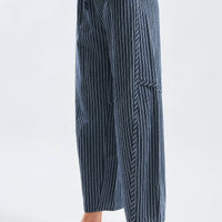 Pinstripe Drawstring Pants