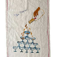 The Tower - Linen Tea Towel