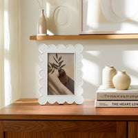 Polyresin Scallop Frame - 4x6 in.