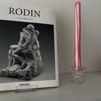 Pink Abstract Drip Candles