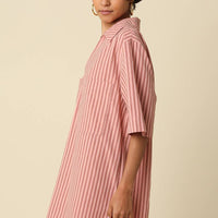 Carlie Stripe Collard Dress