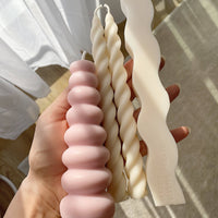 Vanilla Twirl Candles