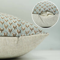 Jasmine Block Print Pillow Cover