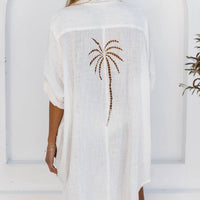 Palm Tree Cut Out Top