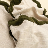 Velvet Scallop Runner - Moss
